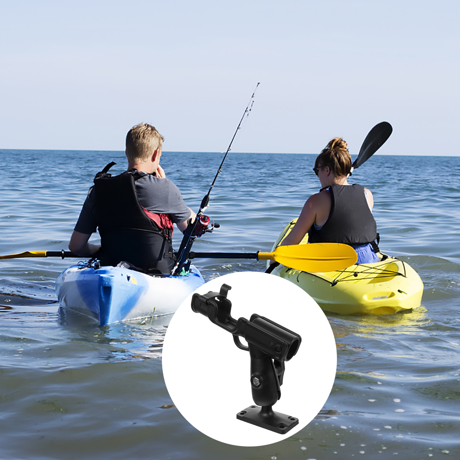 Fishing Kayak Rod Holder - Suporte para Vara de Pesca para