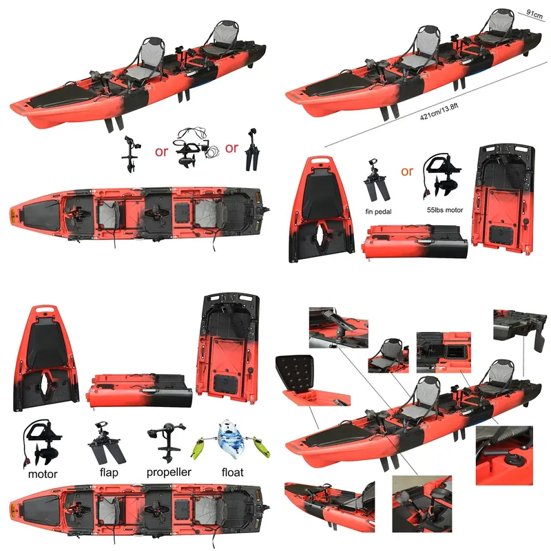 Fishing Kayak Pedal Drive - Caiaque de Pesca com Pedal de