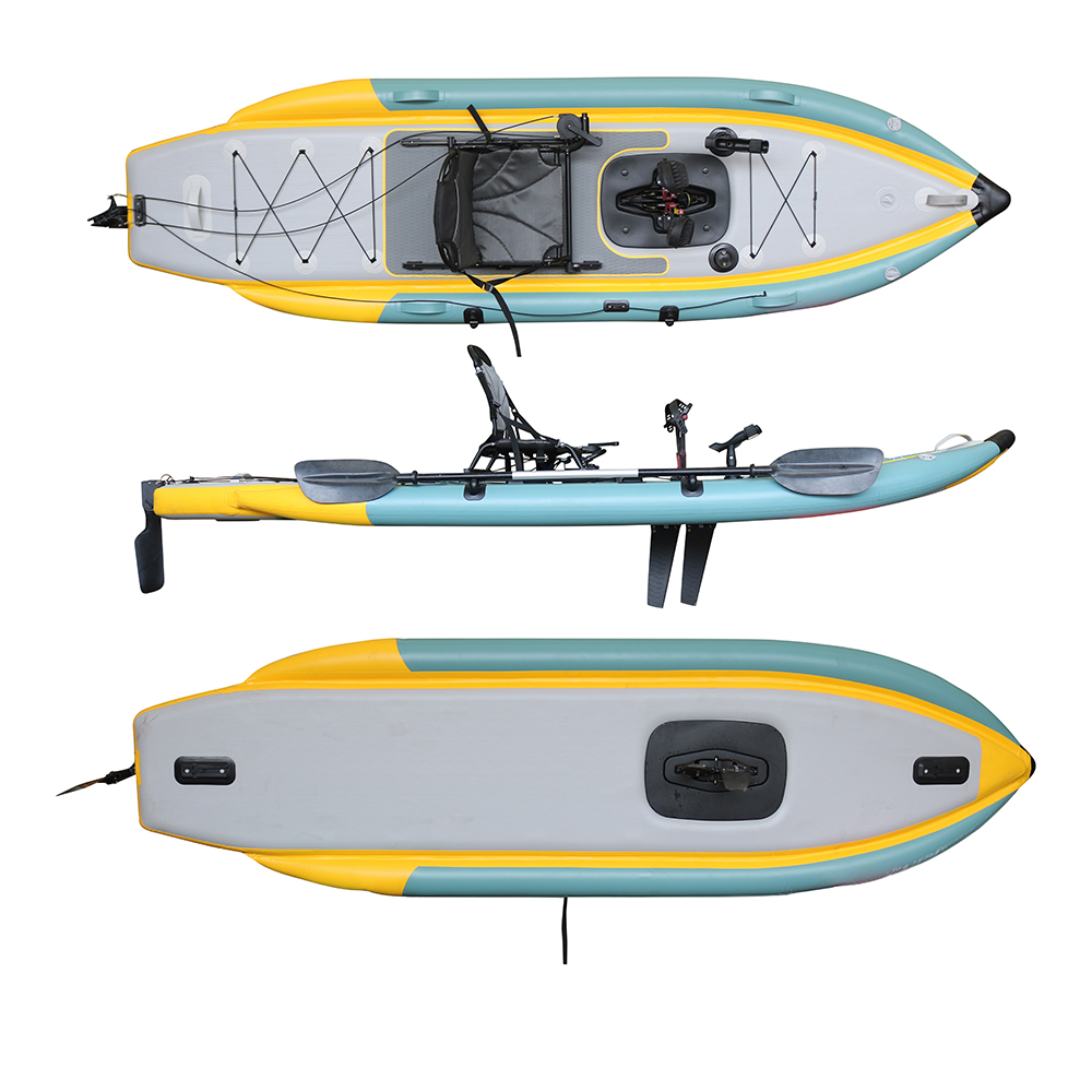 Fishing Kayak Sit In - Caiaque de pesca inflável dobrável de