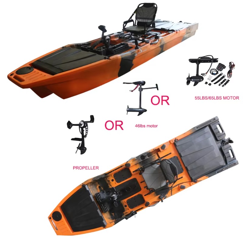 Fishing Kayak Trolling Motor - Caiaque Individual Vicking 12.6FT com Propulsão