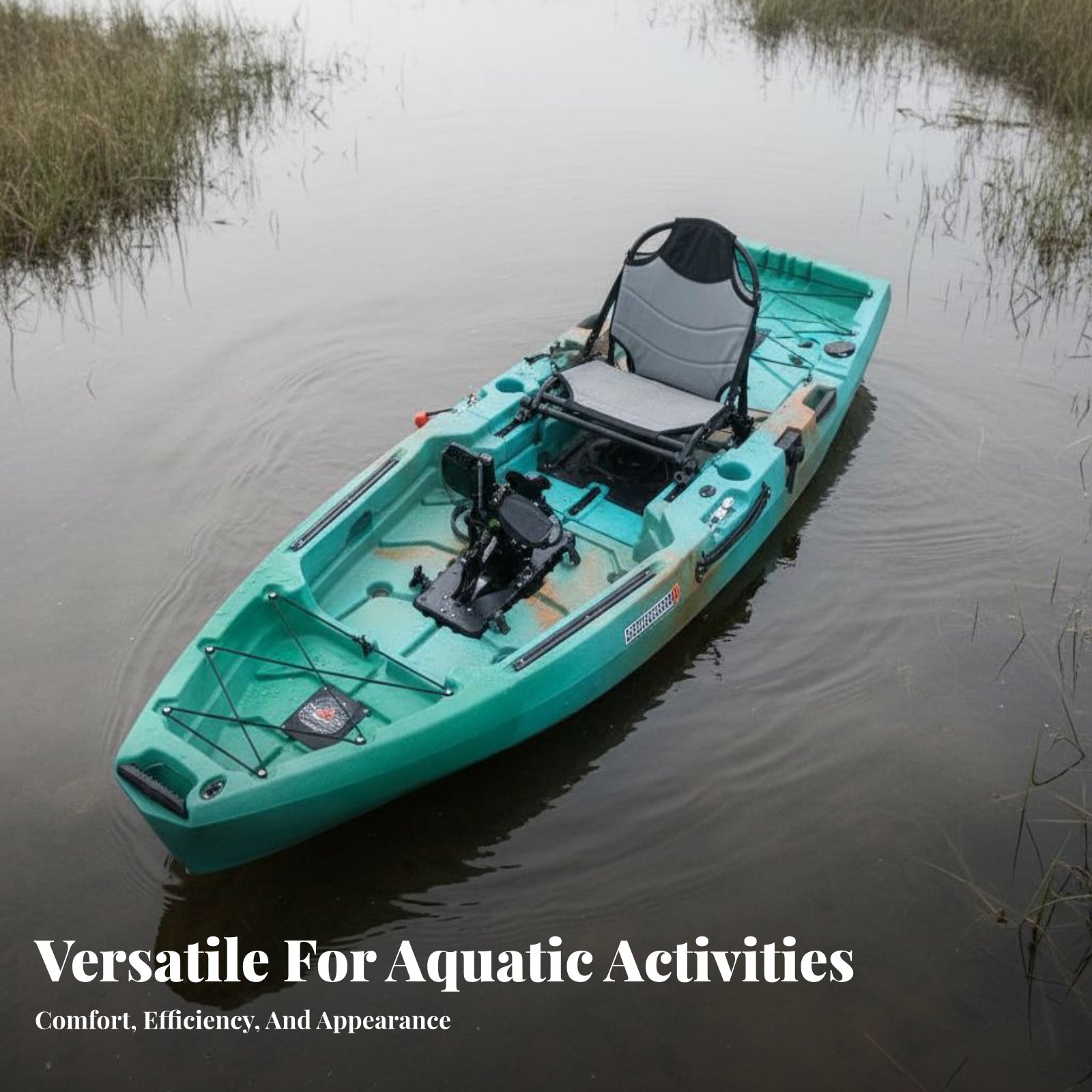 Fishing Kayak Pedal Drive - Caiaque de Pesca Inflável Dobrável com