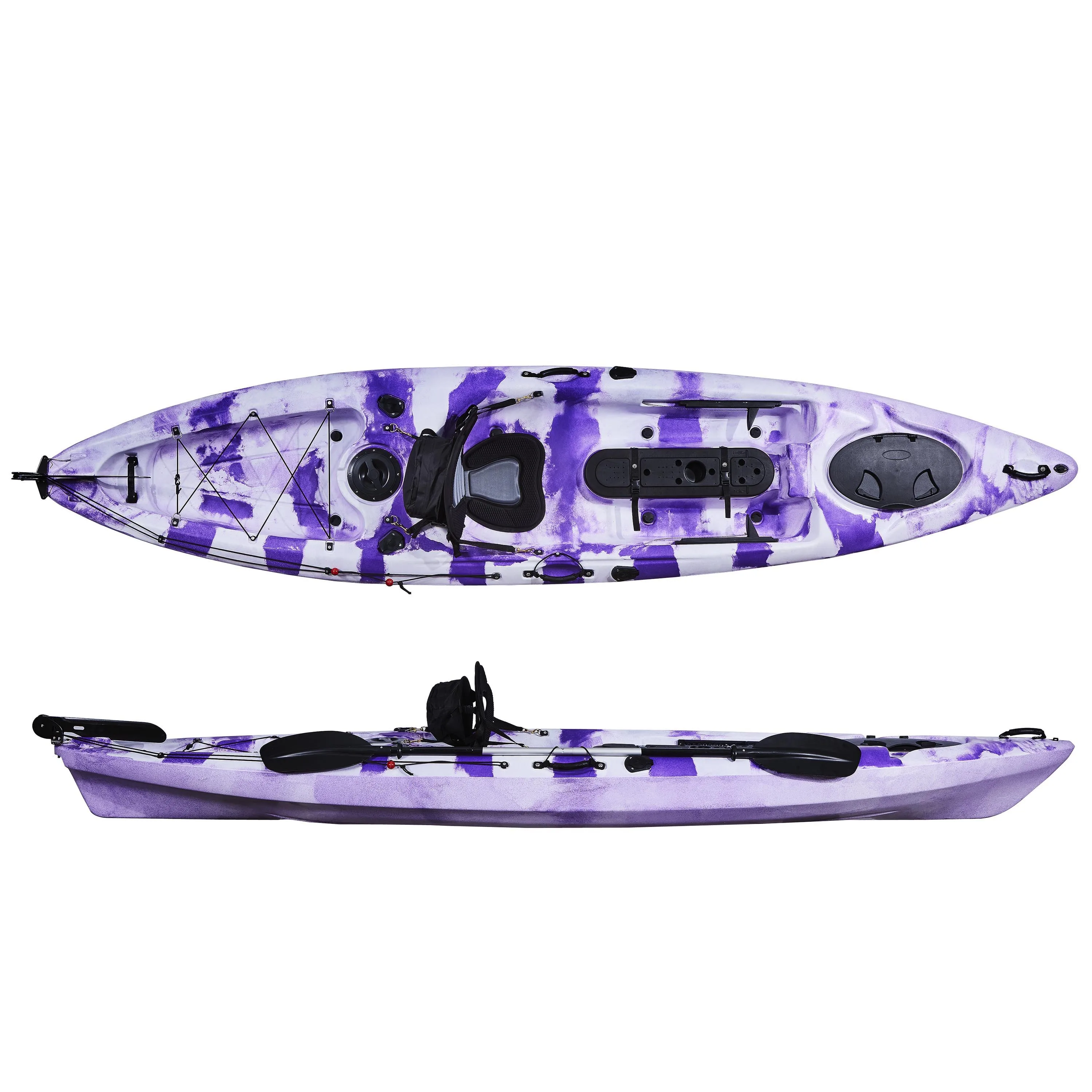 Fishing Kayak Sit On Top - Caiaque de pesca para esportes aquáticos,