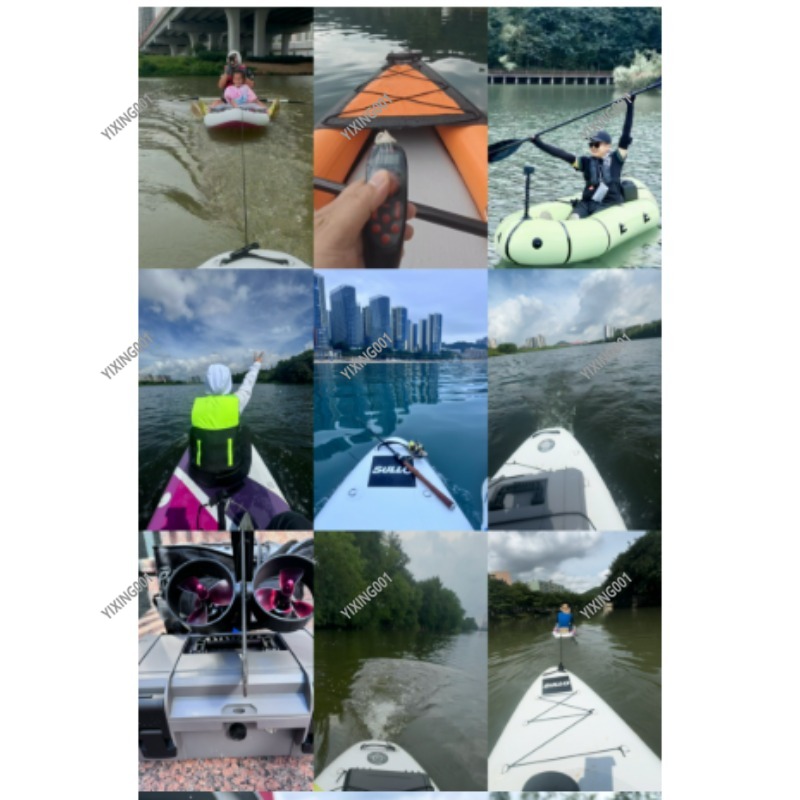 Propulsor subaquático de caiaq - Fishing Kayak Trolling Motor avaliação e preço