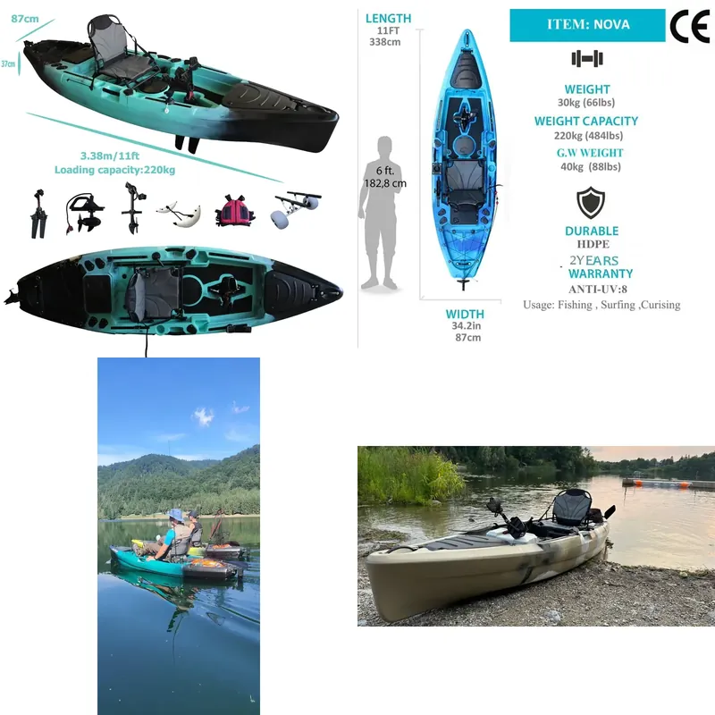 Caiaque de Pesca com Pedal de  - Fishing Kayak Pedal Drive avaliação e preço