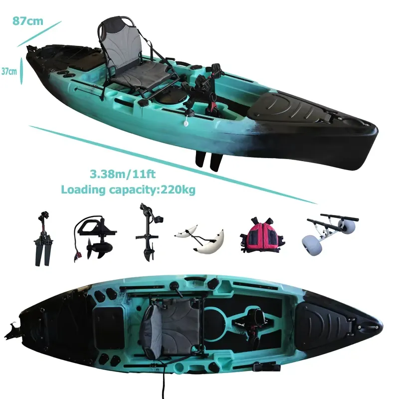 Caiaque de Pesca com Pedal de  - Fishing Kayak Pedal Drive avaliação e preço