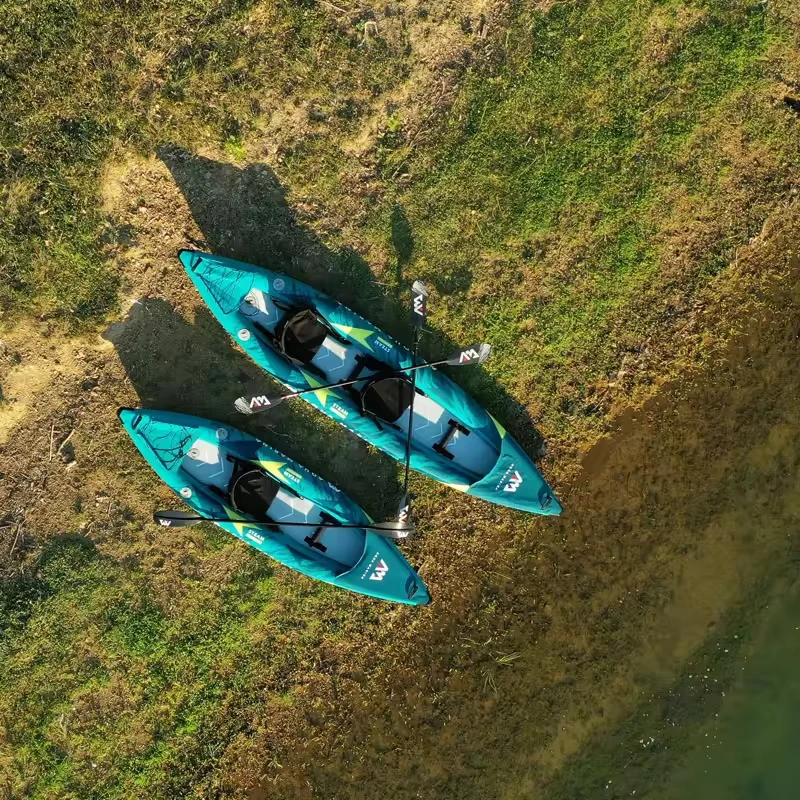 Canoa Caiaque Inflável para 1- - Fishing Kayak Paddle avaliação e preço
