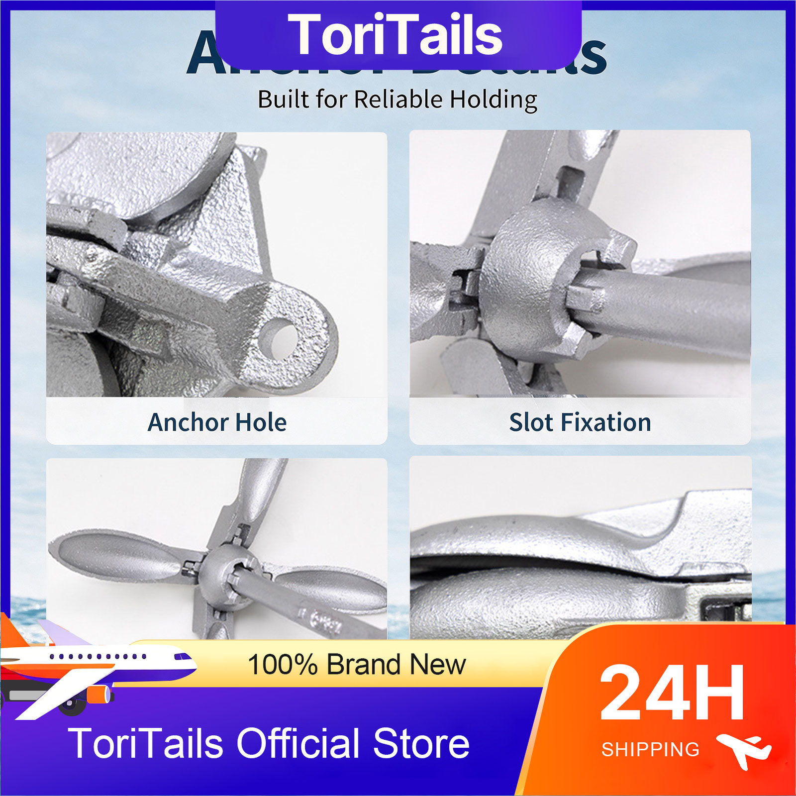 Âncora de Barco Dobrável KOETS - Fishing Kayak Anchor avaliação e preço
