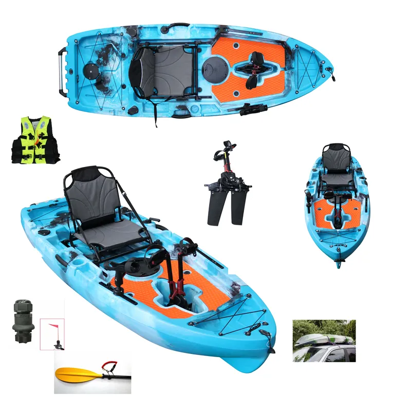 Caiaque Vicking Ocean de Plást - Fishing Kayak Pedal Drive avaliação e preço